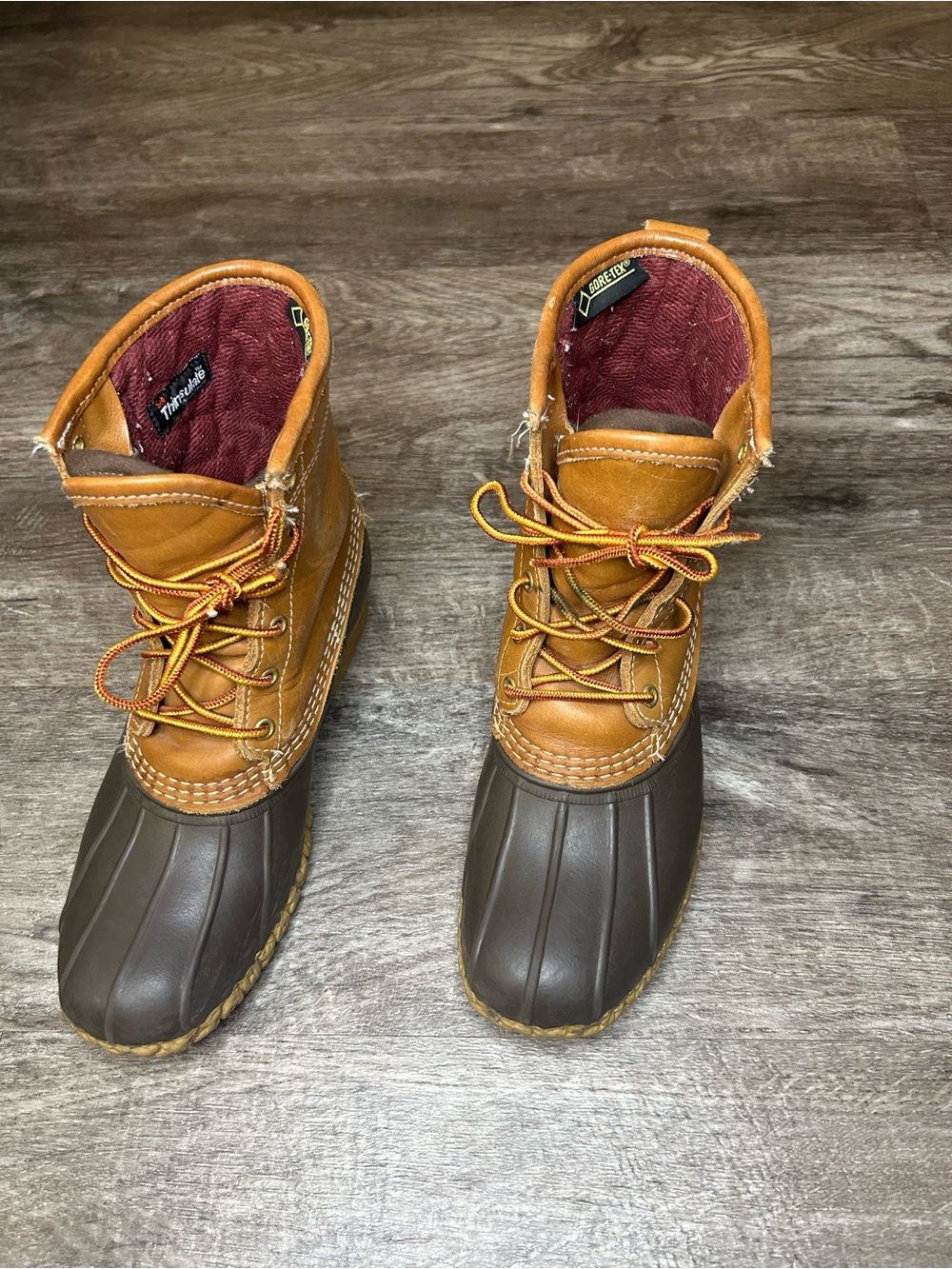 LL Bean Duck Boots Men Size 9M Hunting Waterfowl Game Gore-Tex USA Vintage